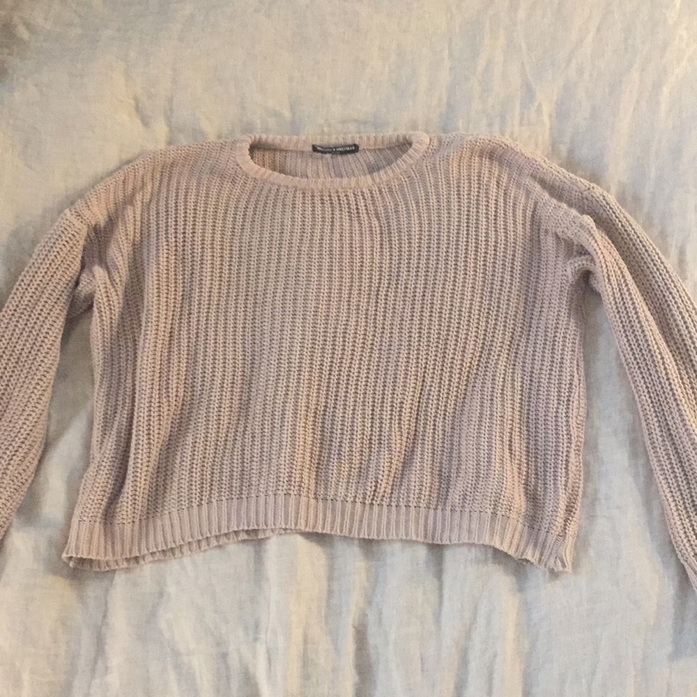 Brandy Melville Pink Nude sweater
